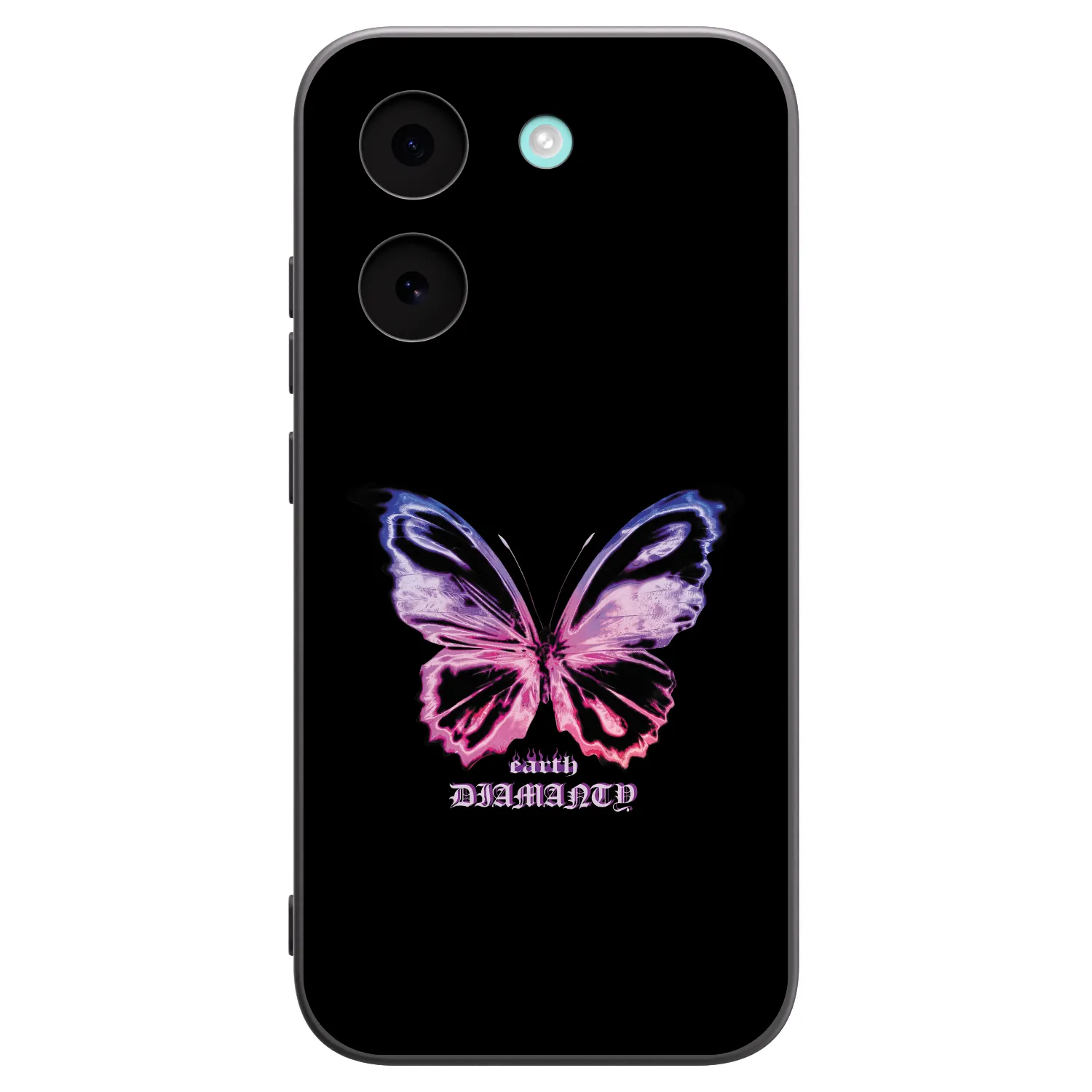 Picasee Μαύρη θήκη σιλικόνης για Xiaomi Poco X8 Pro - Diamanty Purple