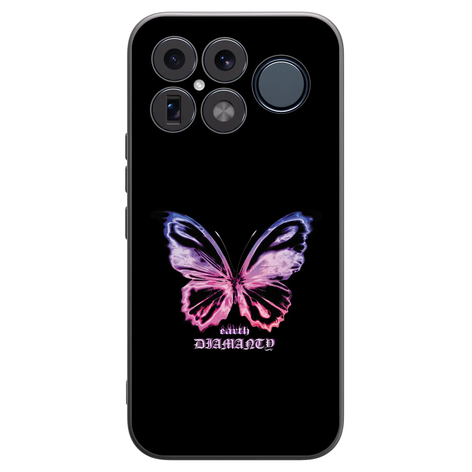 Picasee Μαύρη θήκη σιλικόνης για Xiaomi Poco F8 Ultra - Diamanty Purple