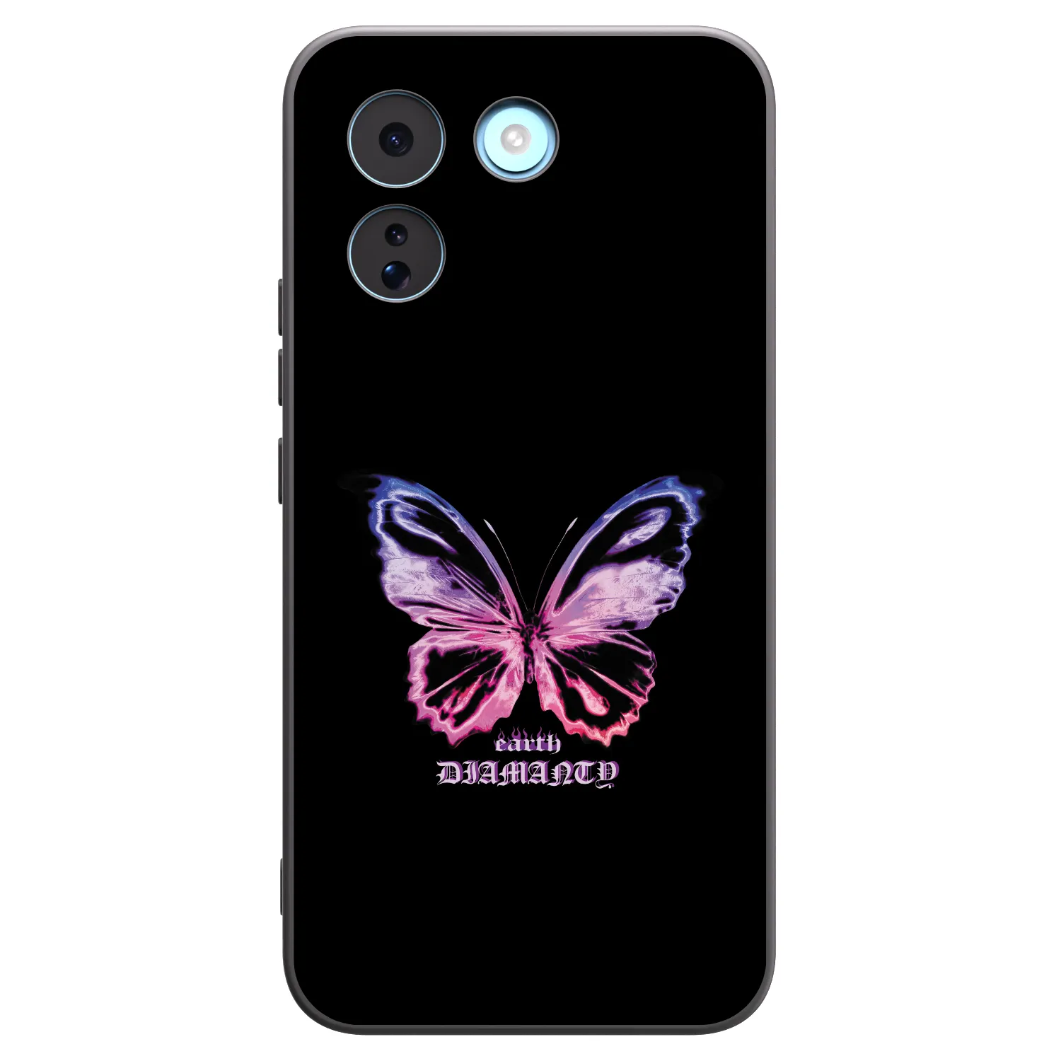 Picasee Μαύρη θήκη σιλικόνης για Xiaomi Redmi Note 17 Pro MAX 5G - Diamanty Purple