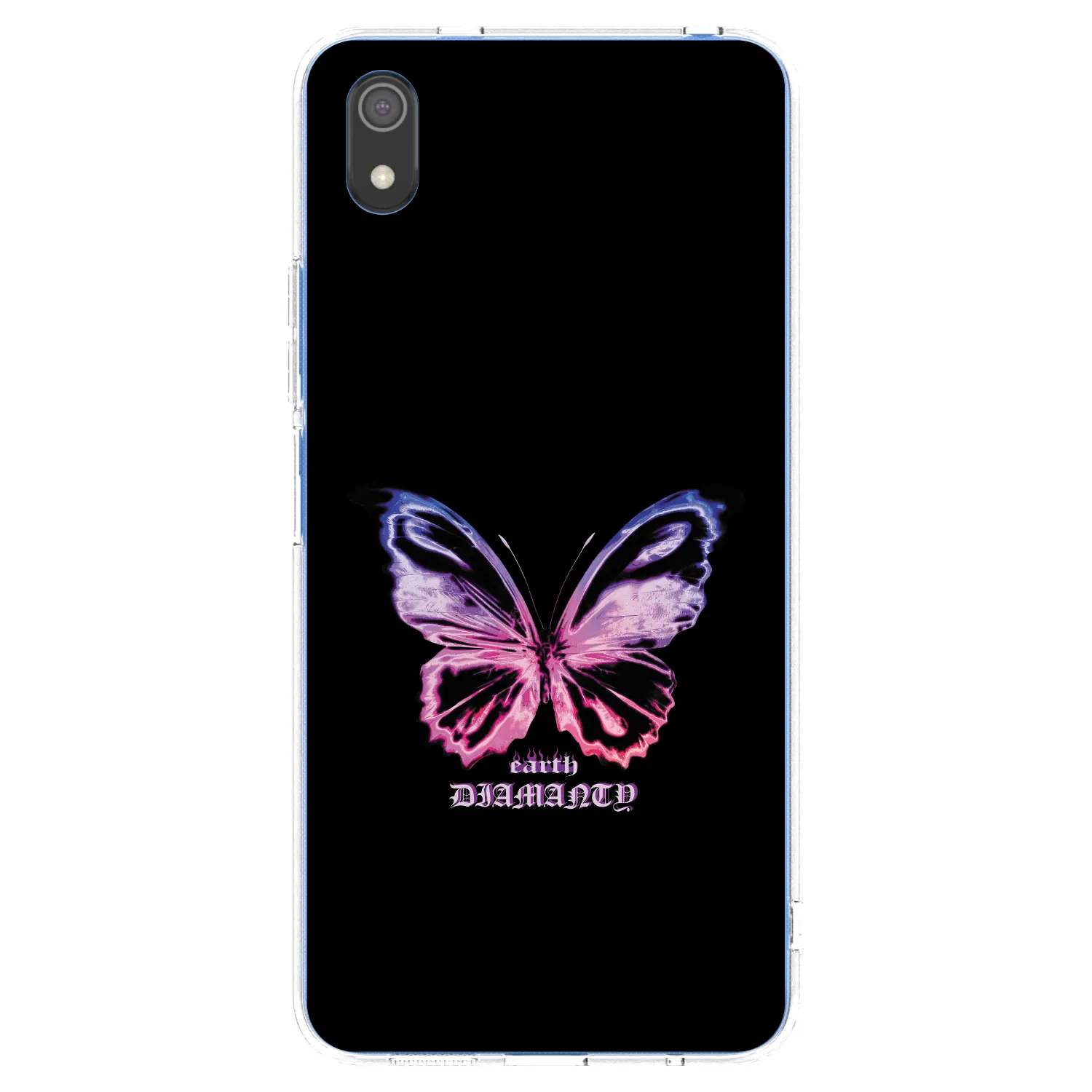 Picasee διαφανής θήκη σιλικόνης Xiaomi Redmi 7A - Diamanty Purple
