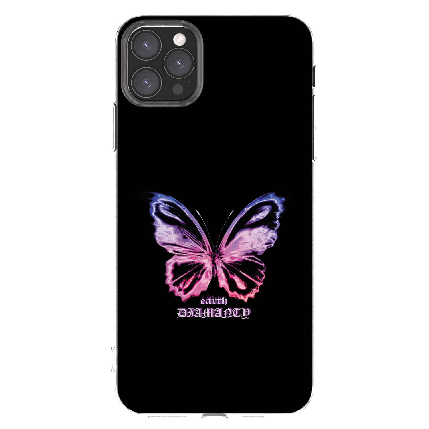 Picasee διαφανής θήκη σιλικόνης Apple iPhone 11 Pro Max - Diamanty Purple