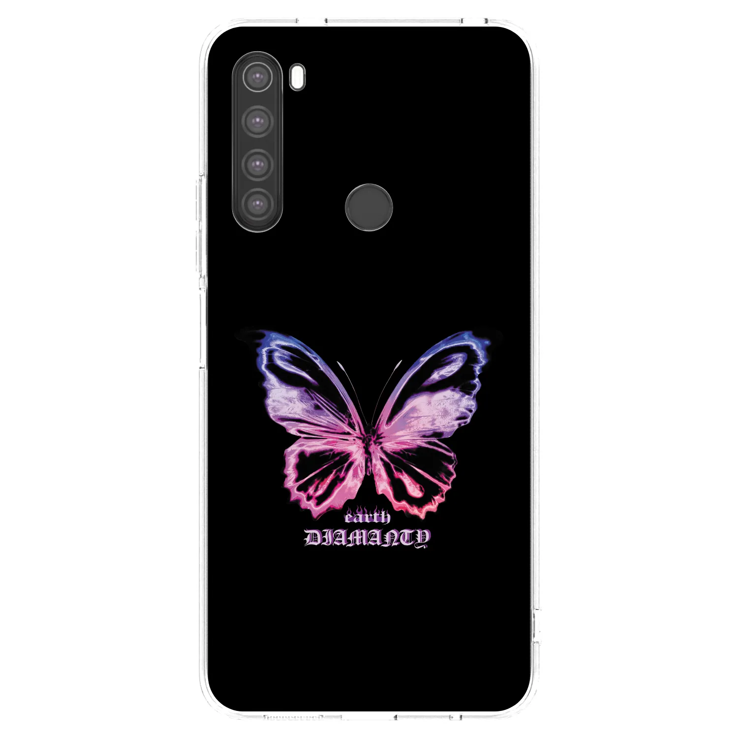 Picasee διαφανής θήκη σιλικόνης Xiaomi Redmi Note 8 - Diamanty Purple