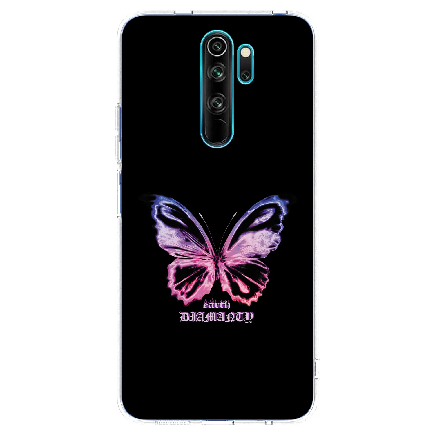 Picasee διαφανής θήκη σιλικόνης Xiaomi Redmi Note 8 Pro - Diamanty Purple