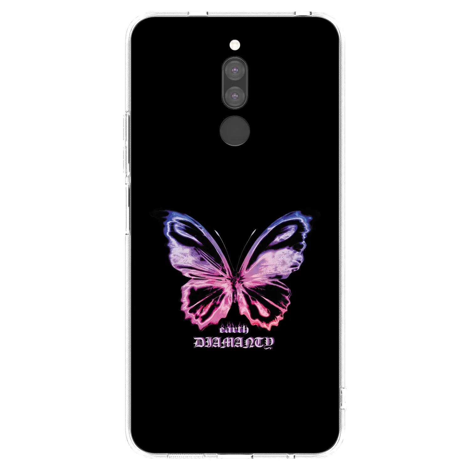 Picasee διαφανής θήκη σιλικόνης Xiaomi Redmi 8 - Diamanty Purple