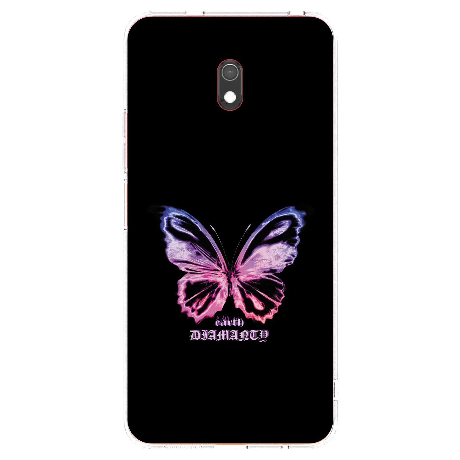 Picasee διαφανής θήκη σιλικόνης Xiaomi Redmi 8A - Diamanty Purple