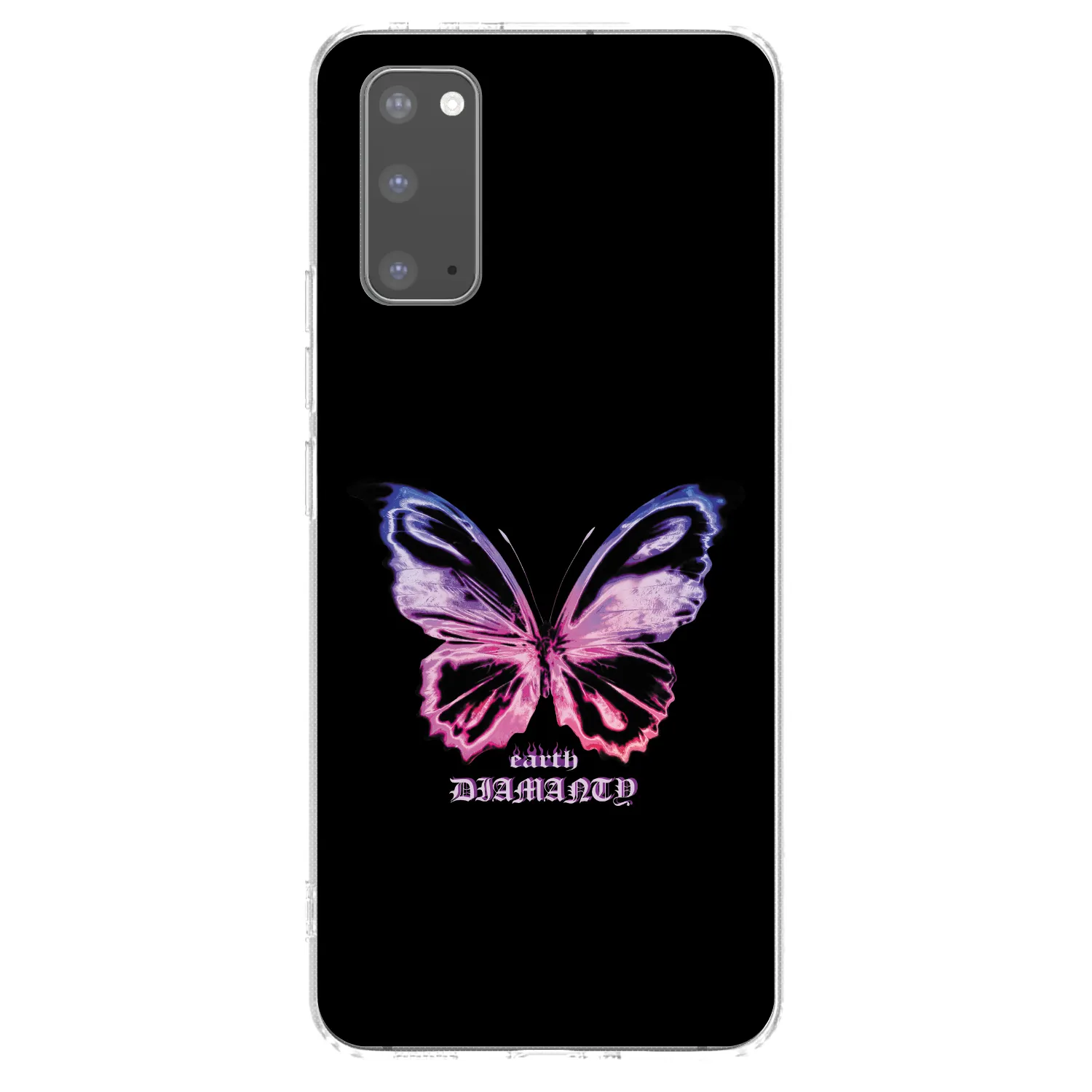 Picasee διαφανής θήκη σιλικόνης Samsung Galaxy S20 G980F - Diamanty Purple