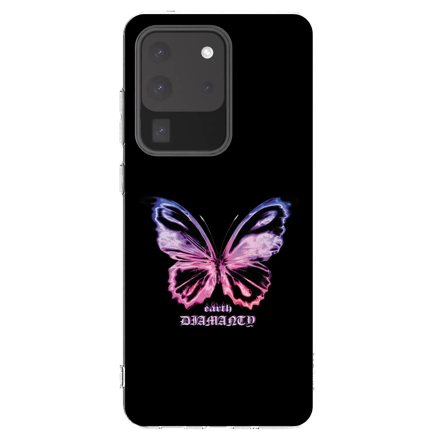 Picasee διαφανής θήκη σιλικόνης Samsung Galaxy S20 Ultra 5G G988F - Diamanty Purple