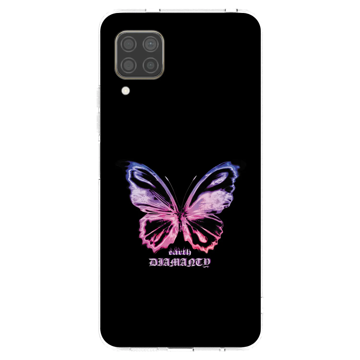 Picasee διαφανής θήκη σιλικόνης Huawei P40 Lite - Diamanty Purple