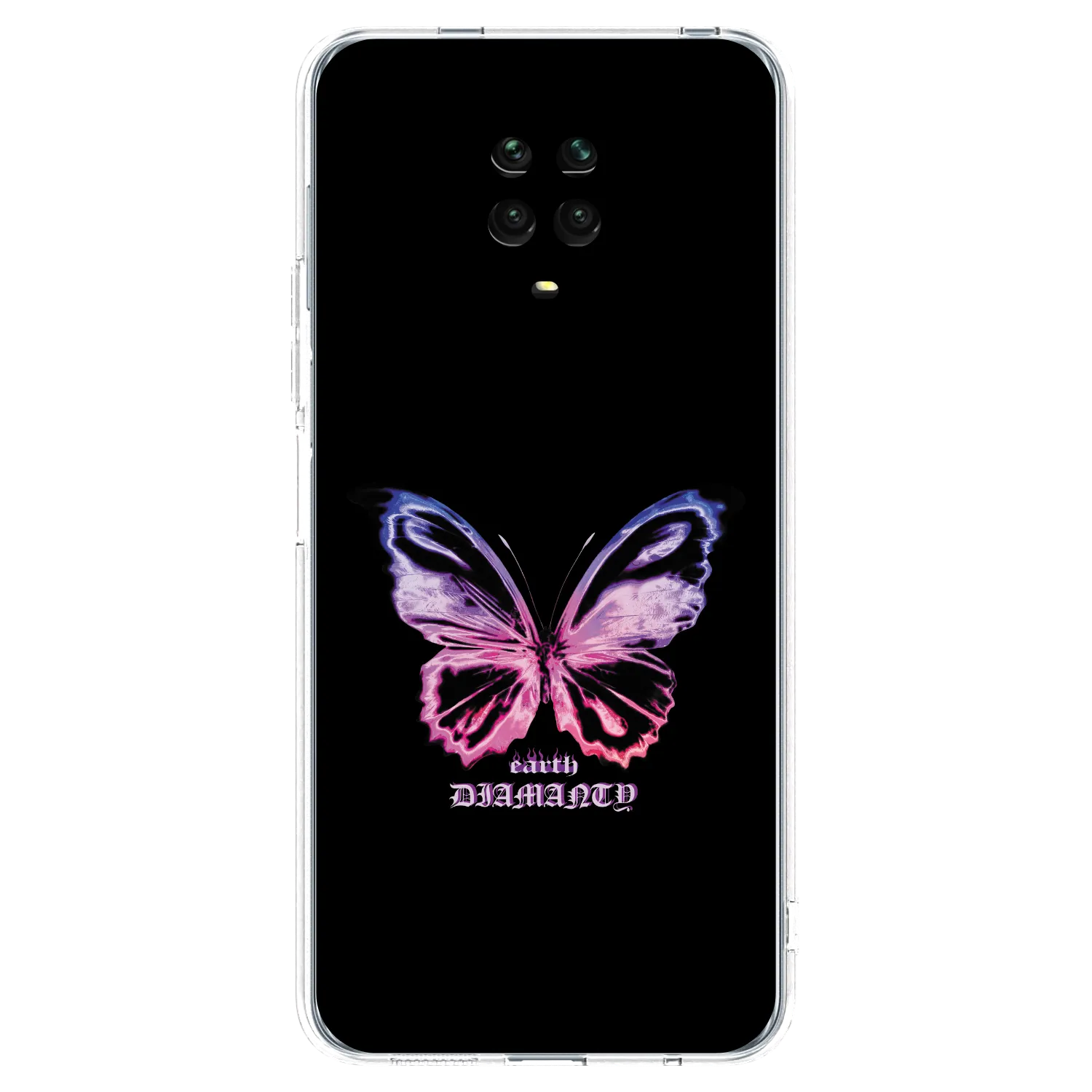 Picasee διαφανής θήκη σιλικόνης Xiaomi Redmi Note 9S - Diamanty Purple