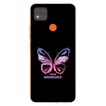 Picasee διαφανής θήκη σιλικόνης Xiaomi Redmi 9C - Diamanty Purple