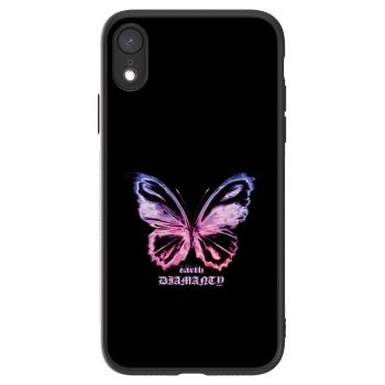 Picasee ULTIMATE CASE για Apple iPhone XR - Diamanty Purple