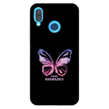 Picasee διαφανής θήκη σιλικόνης Huawei P20 Lite - Diamanty Purple