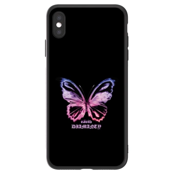 Picasee ULTIMATE CASE για Apple iPhone XS Max - Diamanty Purple