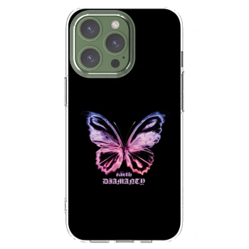 Picasee διαφανής θήκη σιλικόνης Apple iPhone 13 Pro - Diamanty Purple