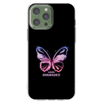 Picasee διαφανής θήκη σιλικόνης Apple iPhone 13 Pro Max - Diamanty Purple