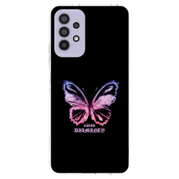 Picasee διαφανής θήκη σιλικόνης Samsung Galaxy A32 4G SM-A325F - Diamanty Purple
