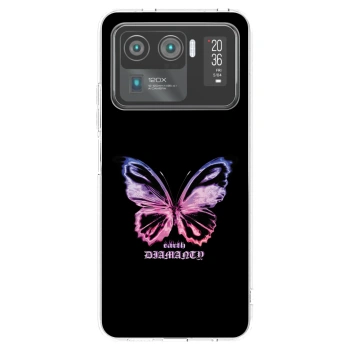 Picasee διαφανής θήκη σιλικόνης Xiaomi Mi 11 Ultra - Diamanty Purple