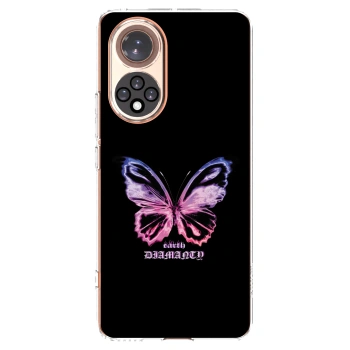 Picasee διαφανής θήκη σιλικόνης Honor 50 5G - Diamanty Purple