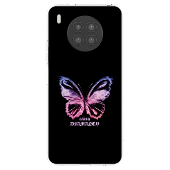 Picasee διαφανής θήκη σιλικόνης Huawei Nova 8i - Diamanty Purple