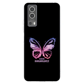 Picasee διαφανής θήκη σιλικόνης Vivo Y72 5G - Diamanty Purple