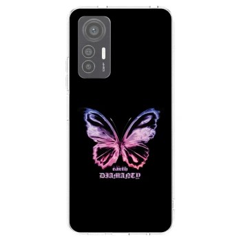 Picasee διαφανής θήκη σιλικόνης Xiaomi 12 Lite - Diamanty Purple