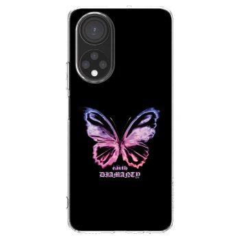 Picasee διαφανής θήκη σιλικόνης Honor X7 - Diamanty Purple