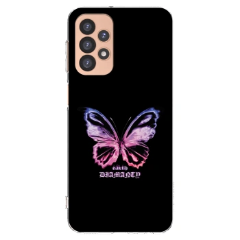 Picasee διαφανής θήκη σιλικόνης Samsung Galaxy A23 A236B 5G - Diamanty Purple