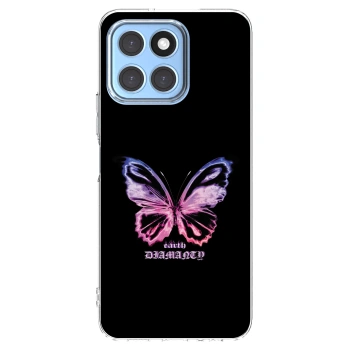 Picasee διαφανής θήκη σιλικόνης Honor X6 - Diamanty Purple