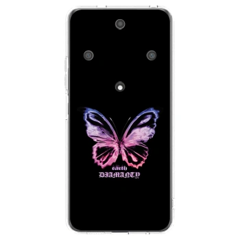 Picasee διαφανής θήκη σιλικόνης Honor Magic5 Lite 5G - Diamanty Purple