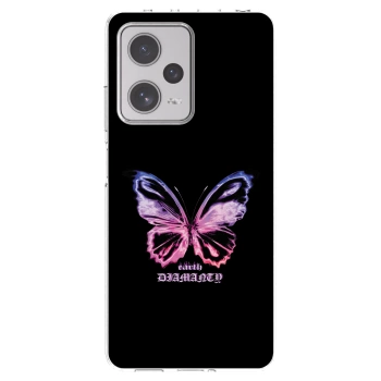 Picasee διαφανής θήκη σιλικόνης Xiaomi Redmi Note 12 Pro+ 5G - Diamanty Purple