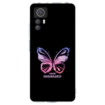 Picasee διαφανής θήκη σιλικόνης Xiaomi Redmi Note 12S - Diamanty Purple