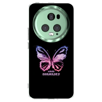 Picasee διαφανής θήκη σιλικόνης Honor Magic5 Pro - Diamanty Purple