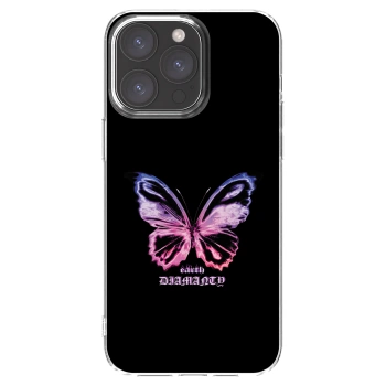Picasee διαφανής θήκη σιλικόνης Apple iPhone 15 Pro Max - Diamanty Purple