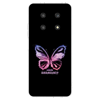 Picasee διαφανής θήκη σιλικόνης Honor Magic4 Lite 5G - Diamanty Purple