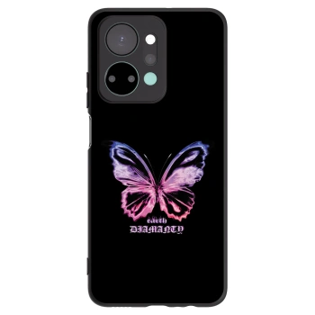 Picasee Μαύρη θήκη σιλικόνης για Honor X7a - Diamanty Purple
