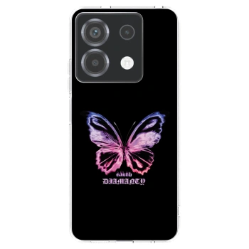 Picasee διαφανής θήκη σιλικόνης Xiaomi Poco X6 - Diamanty Purple