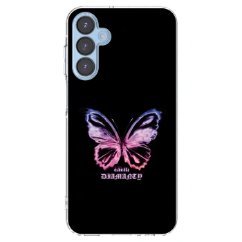 Picasee διαφανής θήκη σιλικόνης Samsung Galaxy A15 A156B 5G - Diamanty Purple