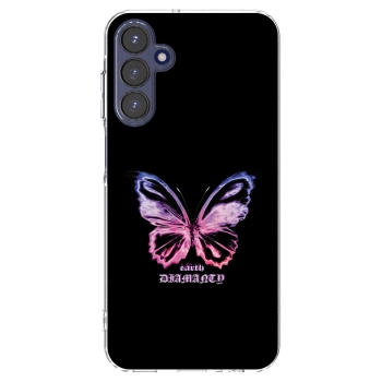 Picasee διαφανής θήκη σιλικόνης Samsung Galaxy A15 A155F 4G - Diamanty Purple