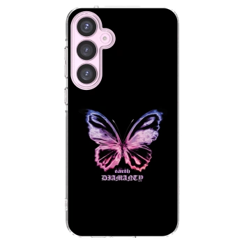 Picasee διαφανής θήκη σιλικόνης Samsung Galaxy A55 5G A556B - Diamanty Purple