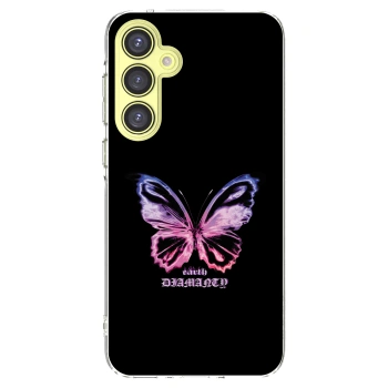 Picasee διαφανής θήκη σιλικόνης Samsung Galaxy A35 5G A356B - Diamanty Purple