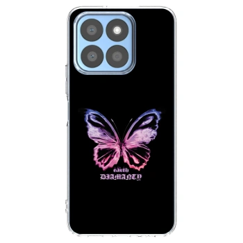 Picasee διαφανής θήκη σιλικόνης Honor X8b - Diamanty Purple