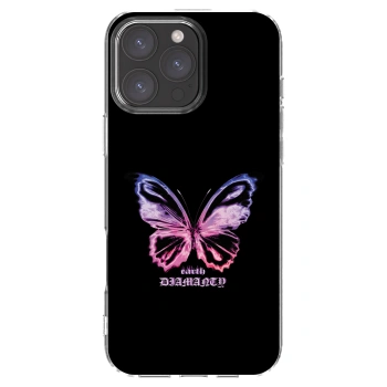 Picasee διαφανής θήκη σιλικόνης Apple iPhone 16 Pro Max - Diamanty Purple