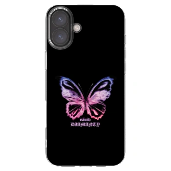 Picasee διαφανής θήκη σιλικόνης Apple iPhone 16 Plus - Diamanty Purple
