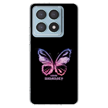 Picasee διαφανής θήκη σιλικόνης Xiaomi 14T Pro - Diamanty Purple