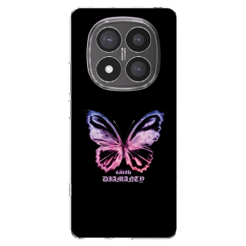 Picasee διαφανής θήκη σιλικόνης Xiaomi Redmi Note 14 Pro+ 5G - Diamanty Purple