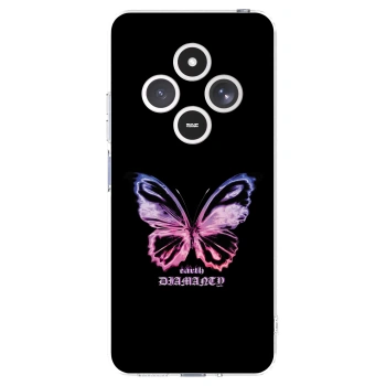 Picasee διαφανής θήκη σιλικόνης Xiaomi Redmi 14C - Diamanty Purple