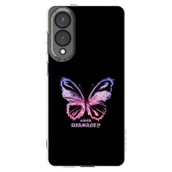 Picasee διαφανής θήκη σιλικόνης Samsung Galaxy S25 Edge 5G - Diamanty Purple