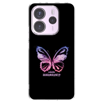 Picasee διαφανής θήκη σιλικόνης Xiaomi Redmi Note 14 4G - Diamanty Purple