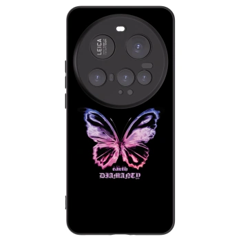 Picasee Μαύρη θήκη σιλικόνης για Xiaomi 15 Ultra - Diamanty Purple