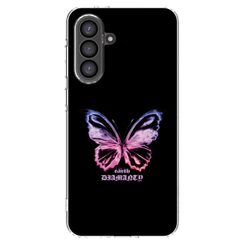 Picasee διαφανής θήκη σιλικόνης Samsung Galaxy A56 5G A566B - Diamanty Purple